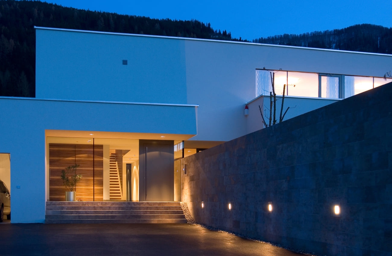 Eingang Beleuchtung Wohnhaus Flachau